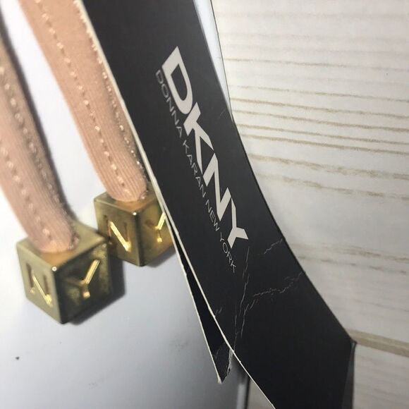 DKNY Colorblock Pink/Black String Bikini Bottom-L - Picture 4 of 5